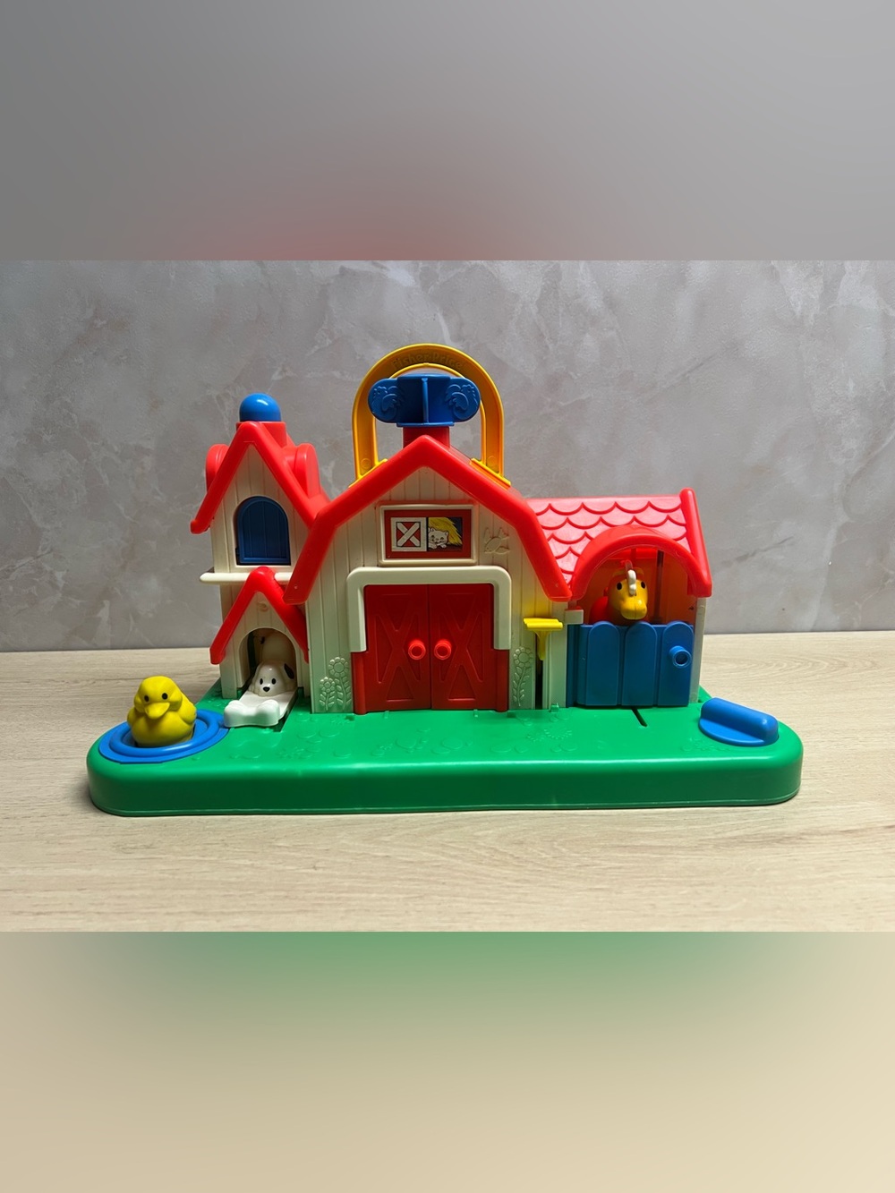 🐴 Vintage 1987 Fisher-Price Animal Sounds Barn #1005